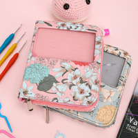 Luxurious Portable Knitting Tool Organizer, Crochet Organizer, Knitting Lover for Crochet Crochet Sewing Accessories Tool Bag