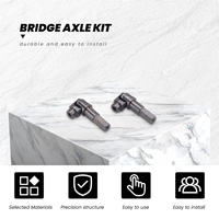 for WPL B-1 B-14 B-24 B24 C14 C-14 1/16 Truck RC Car Upgrade Metal Drive Shaft Gear Bridge Front Axle Full Metal Kit