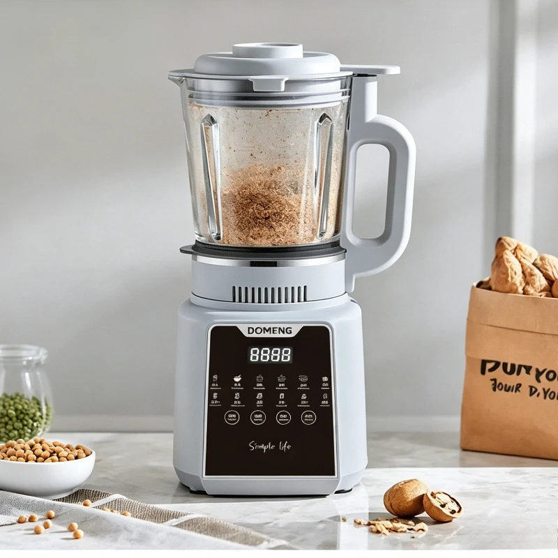 

Silent Heating Blender with Pure Copper Motor Auto Cleaning Smart Touch Screen for Soy Milk Smoothies Soup 110V Export Model