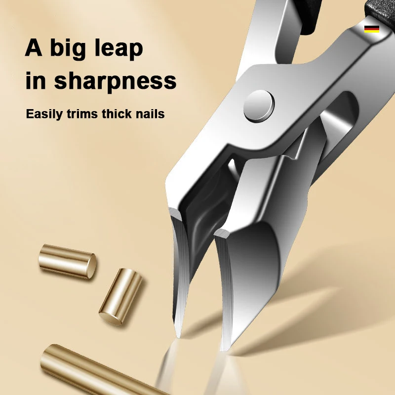 Anti-spat 60 °   Nagelknipper met schuine rand Professionele high-end adelaarsnavel Schuine teennageltrimmers Ingegroeide teennagelgereedschappen