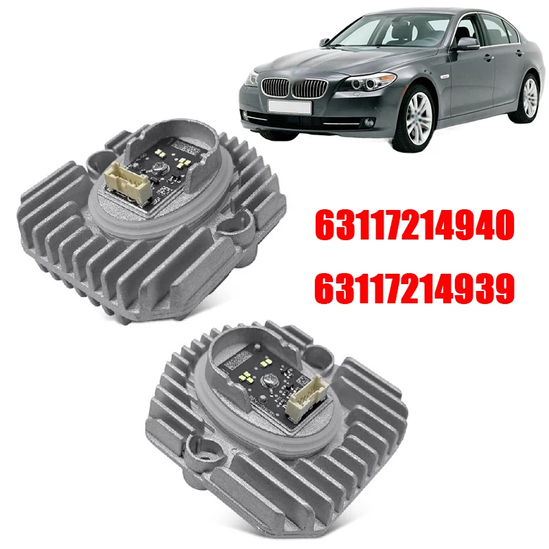 Phare LED Adaptatif pour BMW Série 5 G30 G31 G32 2017+ Module Diode à Insérer Module Angel Eyes 63117214940 63117214939 Gauche/Droite