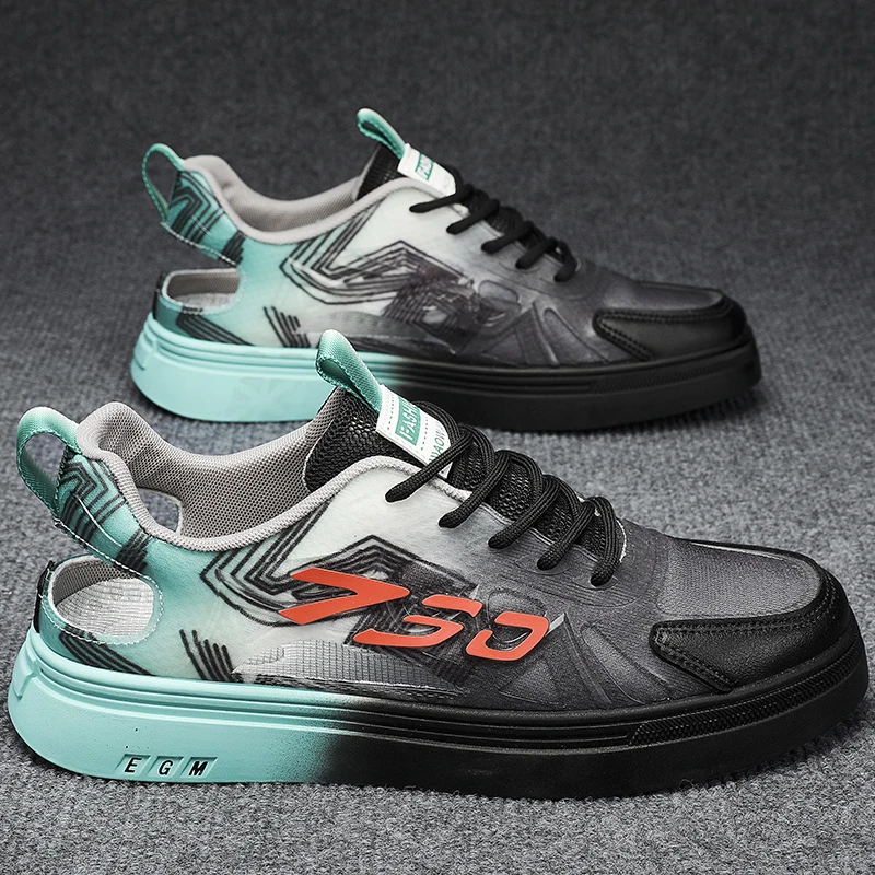 

Мужские туфли для доски, летние популярные предметы, дышащая спортивная повседневная модная обувь с низким вырезом на шнуровке, подходящая для повседневной прогулочной уличной одежды