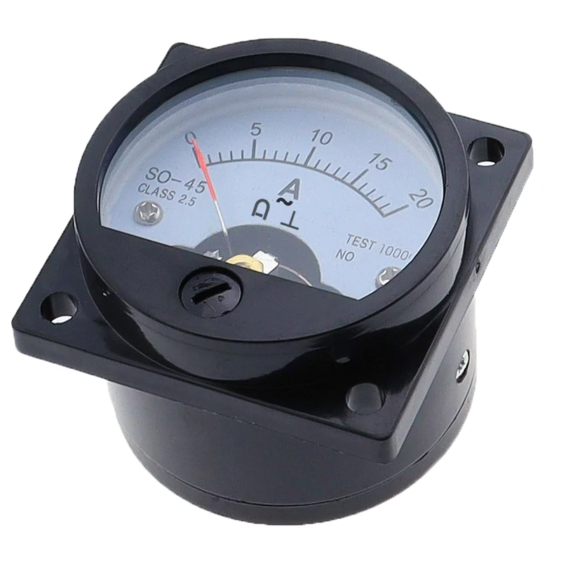 SO-45 AC Analog Ammeter 1A 2A 3A 5A 10A 15A 20A 30A 50A etc, Pointer meter/Current Meter/Panel Meter