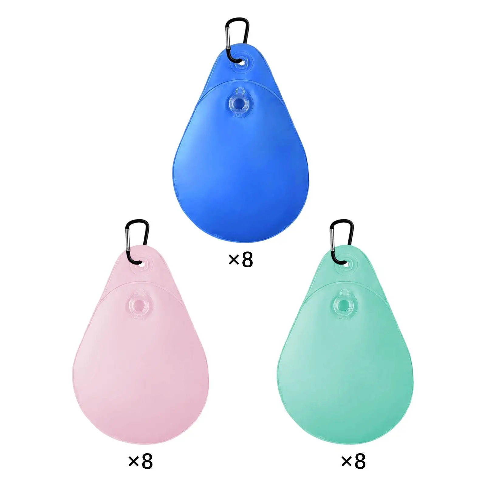 8Pcs Pool Cover Weights with Hooks High Performance Swimming Pool Cover Hanging Bag for above Ground Swimming Pool Closing Kit image 2