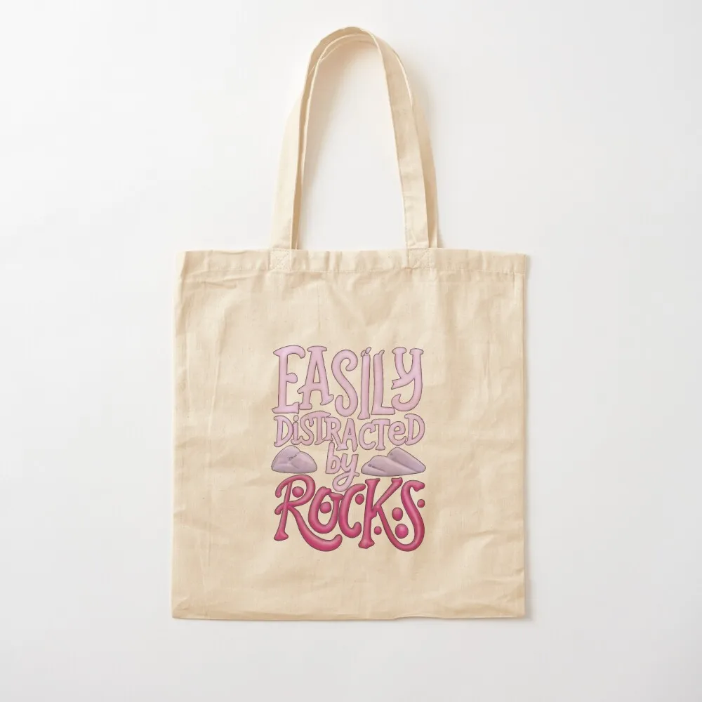 

Easily distracted by rocks Essential Tote Bag reusable grocery bags Big bag women