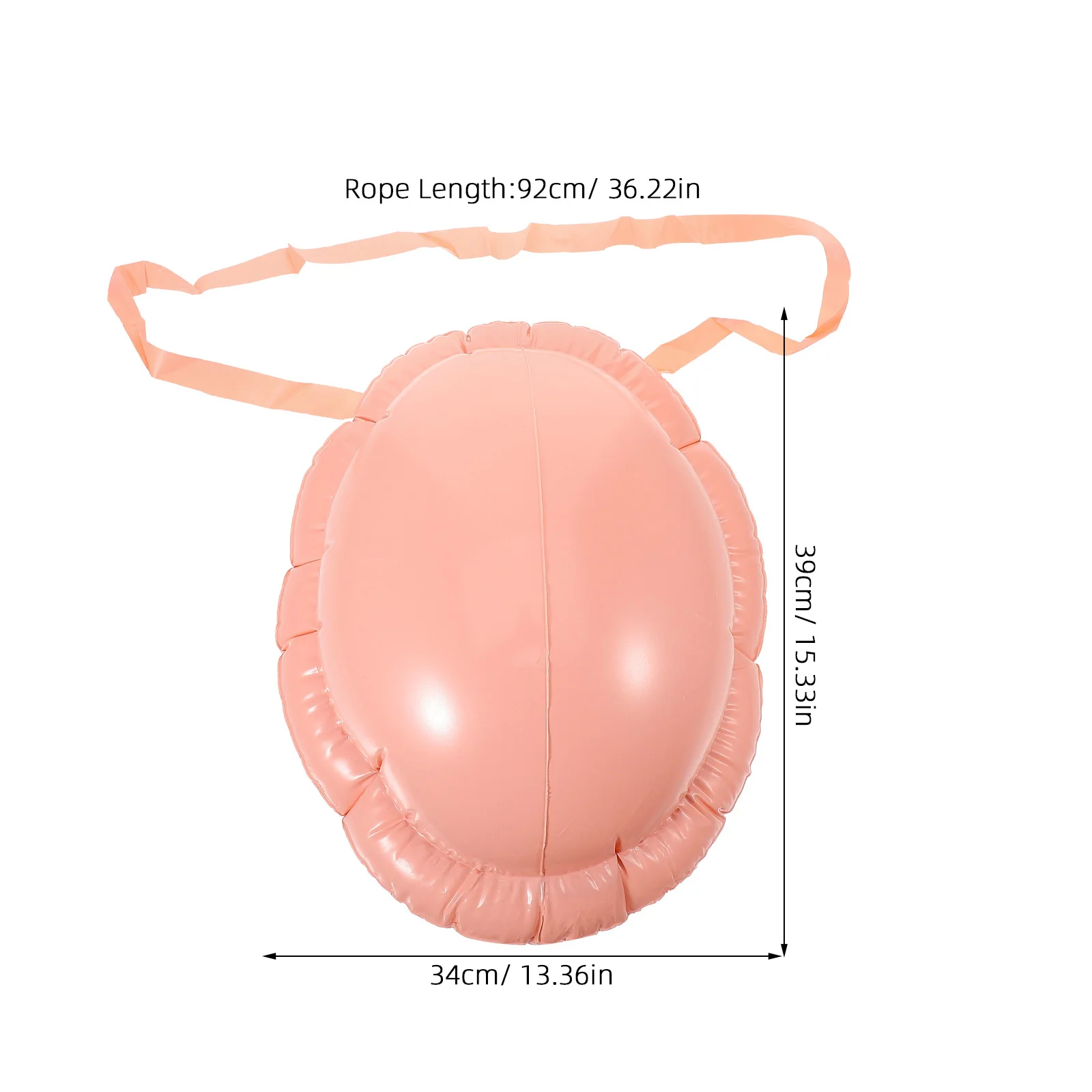 Inflatable Belly Artificial Fake Pregnant Prop Halloween Costume Cosplay Artificial Belly Bump Dress Stage Show Roleplaying Prop