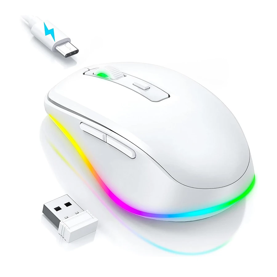 Mouse Mover Leikurvo | Jiggler USB-C Con Timer E Luci Per PC Windows/Mac/Linux