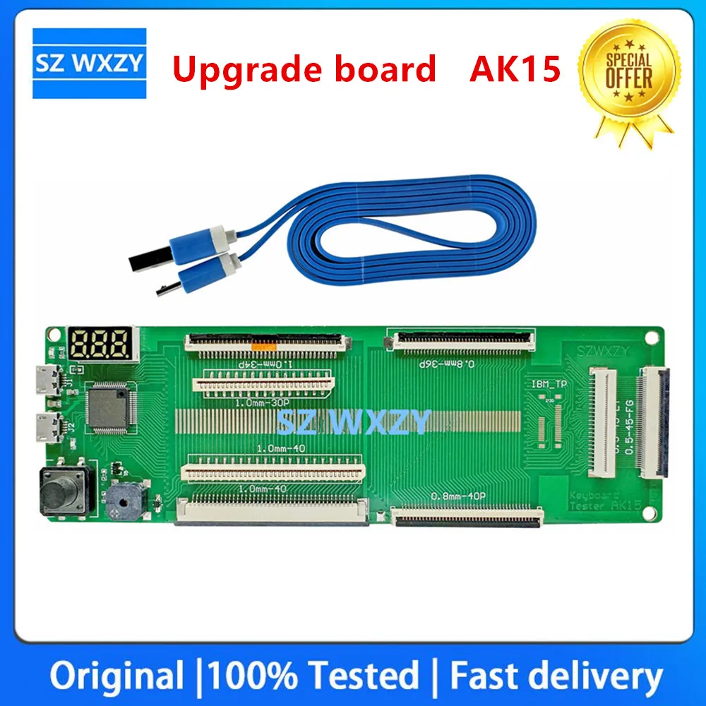 New Original QK-AK15 AK15 Laptop Keyboard Tester Testing Device Machine Tool USB Interface With Cable 100% Tested Fast Ship