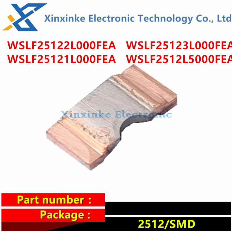 10PCS WSLF2512L5000FEA WSLF25122L000FEA 3L000 1L000 Current Sense Resistors - SMD 10watt .5mOhms 1% 1mOhms 2mΩ 3mΩ 4W