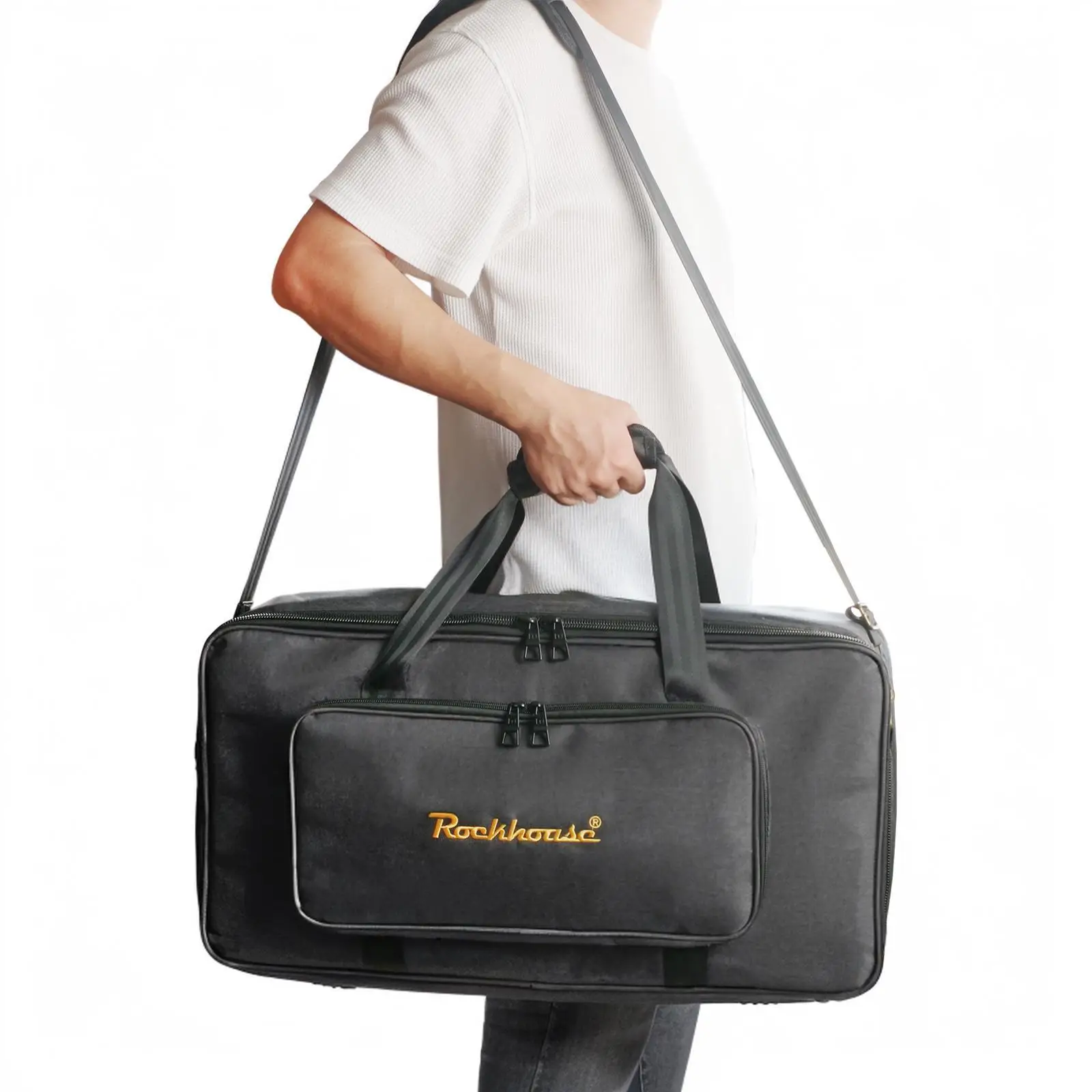 

Effects Pedal Board Bag Storage Bag with Pocket Multifunction Handbag Guitar Pedal Board Case Gig Bag for Show Stage Concert