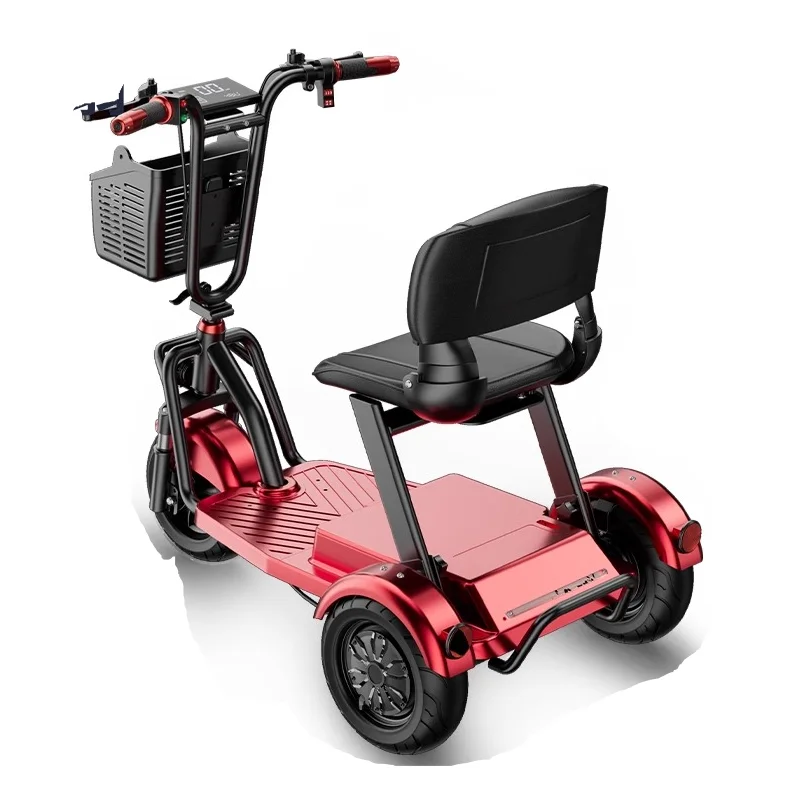 Best Price Tricycle Electric Scooter  Lightweight Folding Electric Tricycle  Handicapped Scooter for Disabled