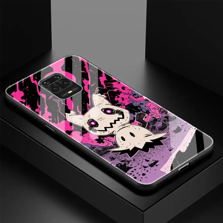 Luxury Phone Cover Glass Case for Xiaomi Redmi Note 15 14 Pro 11 A2 Plus 10S 10 12S A5 13 12 A1 Anime Pokemon Gengar - view 5