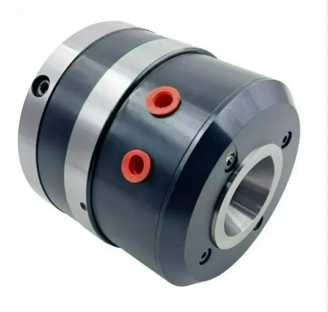 Small Mini Pneumatic Chuck JAC-5C-D, Front-Mounted Forward-Pushing Pneumatic Collet Chuck