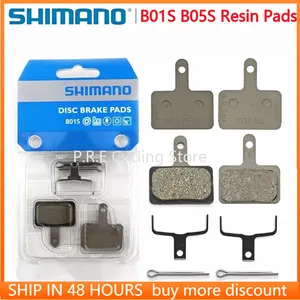 1/2 Pairs B01S B05S Resin Pad Bicycle Disc Brake Pads for Shimano MT200 M355 M395 M415 M445 M465 M495 M525 M575 C501 T615 M4050 12 best sales 105mm hub cap - №3