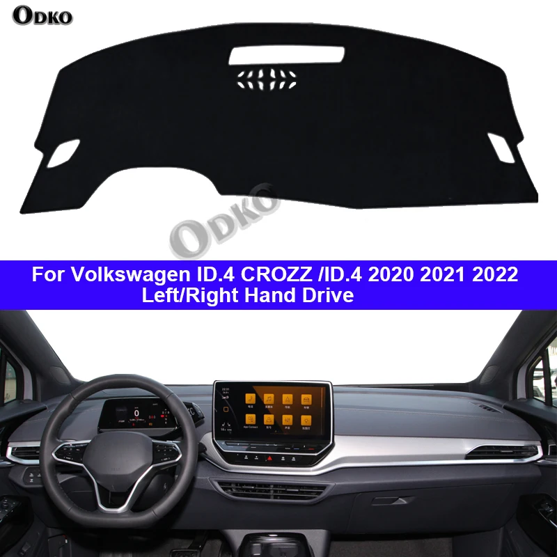 غطاء لوحة القيادة الداخلي للسيارة Volkswagen VW ID.4 CROZZ / ID.4 2020 2021 2022 السيارات داش حصيرة السجاد كيب الشمس الظل داشمات الوسادة ID4 #1