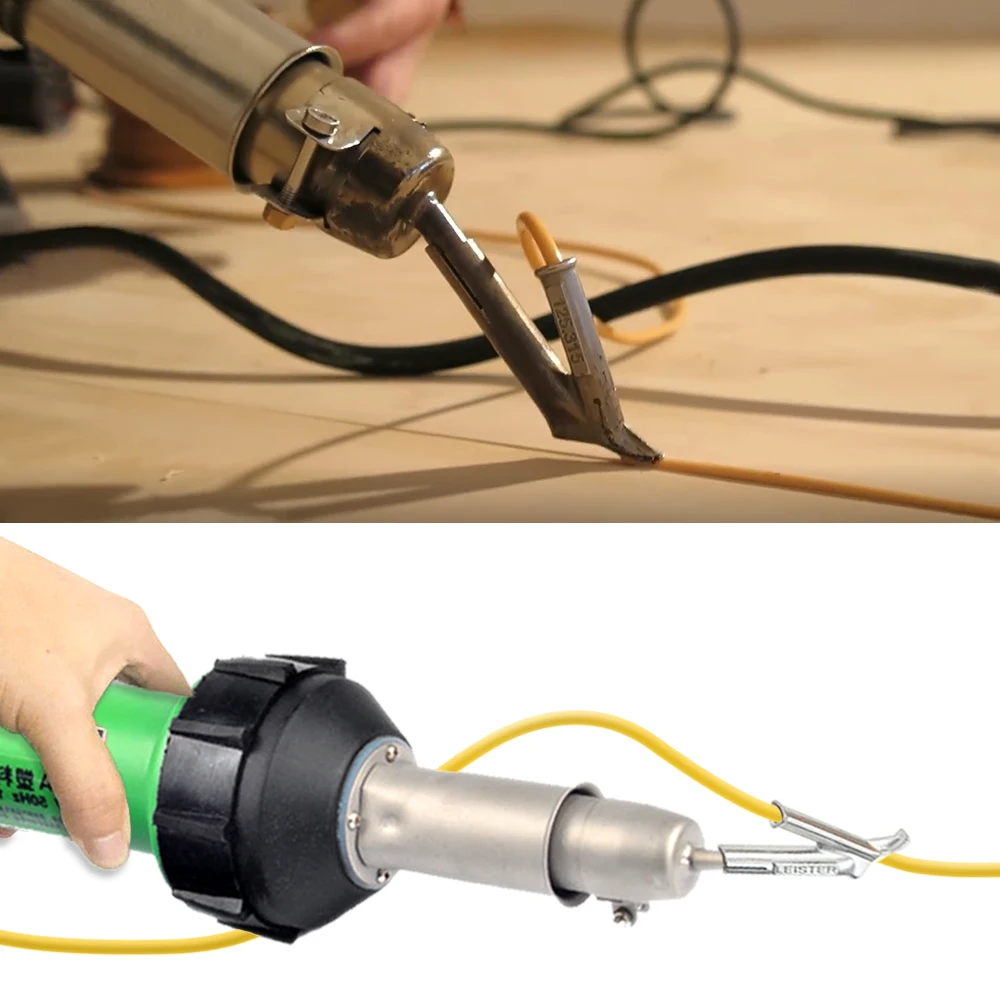 Plastic Welding Machine Used For PP PVC Bumper 1600W 220V Plastic Welding Gun Hot Air Blower Heat Torch Welder Nozzle
