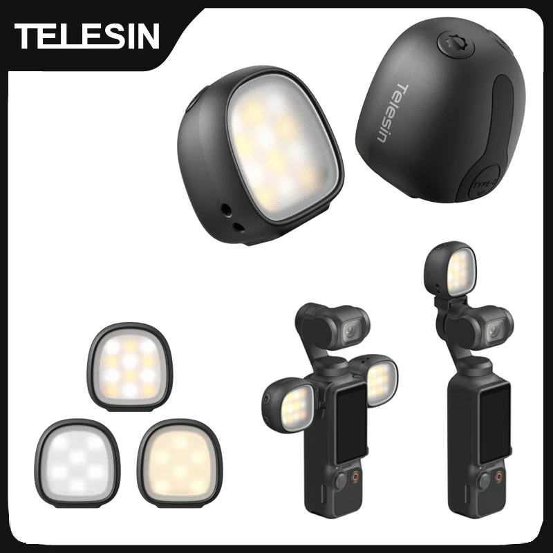 �y�Z�[�����zTELESIN �}�O�l�b�g���~�j�N�C�b�N�����[�X�t�B�����C�g �Z���t�B�[���C�g DJI OSMO Pocket 4 4P�p �~�j�N�C�b�N�����[�X�|�[�^�u���t�B�����C�g