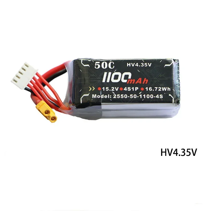 ALIENRCL-Batterie Lithium Légère Longue Endurance, HV 1100MAH 2S 3S 4S, Lipo pour FPV Racing UAV RC Quadcopter Part