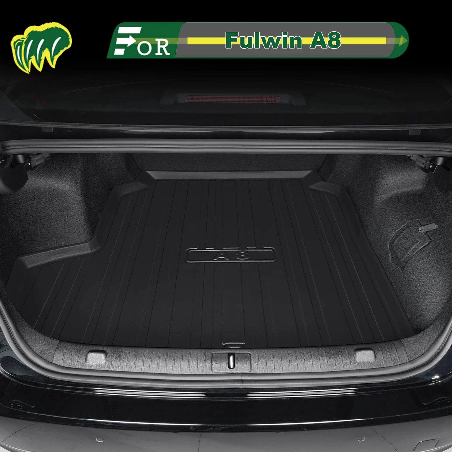 

Для Chery Fulwin A8 2024-2025 TPE индивидуальный коврик для багажника автомобиля всесезонный коврик для багажника 3D-образная подкладка для багажника защитный коврик для багажника