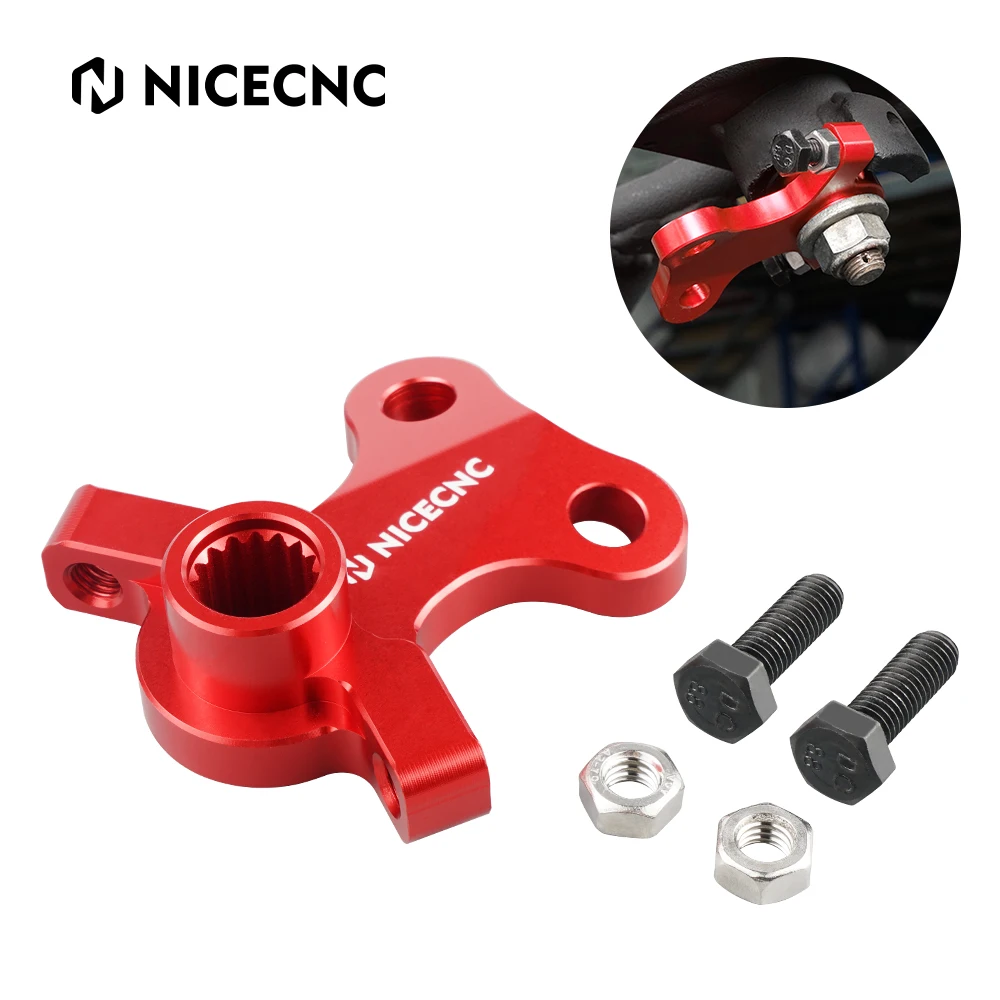 

NiceCNC For Yamaha RAPTOR 700 700R YFM700 YFM700R 2013-2021 ATV Steering Stem Column Pitman Arm 1PE-F3816-00-00 Red Black Red