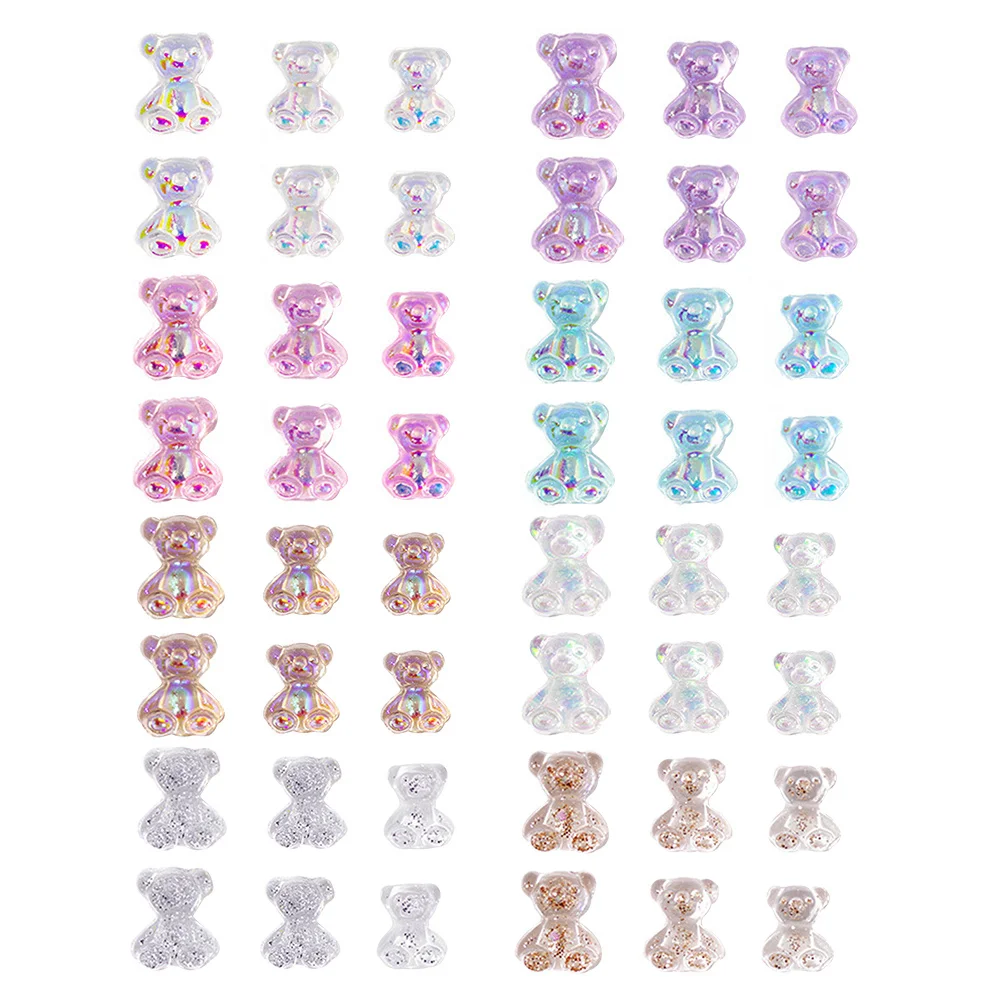 

100Pcs Creative Nail Art Decors Safe Healthy Manicure Patches DIY Supplies for Ladies Nail Decor Manicure Charm