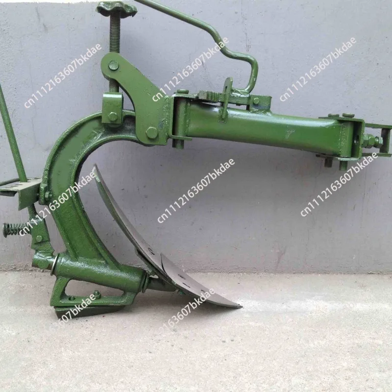 

Mini Tiller Attachments Set: Reversible Plow, Ditcher, Double-sided Plow & Small Plowshare, Soil Loosening Tool Kit