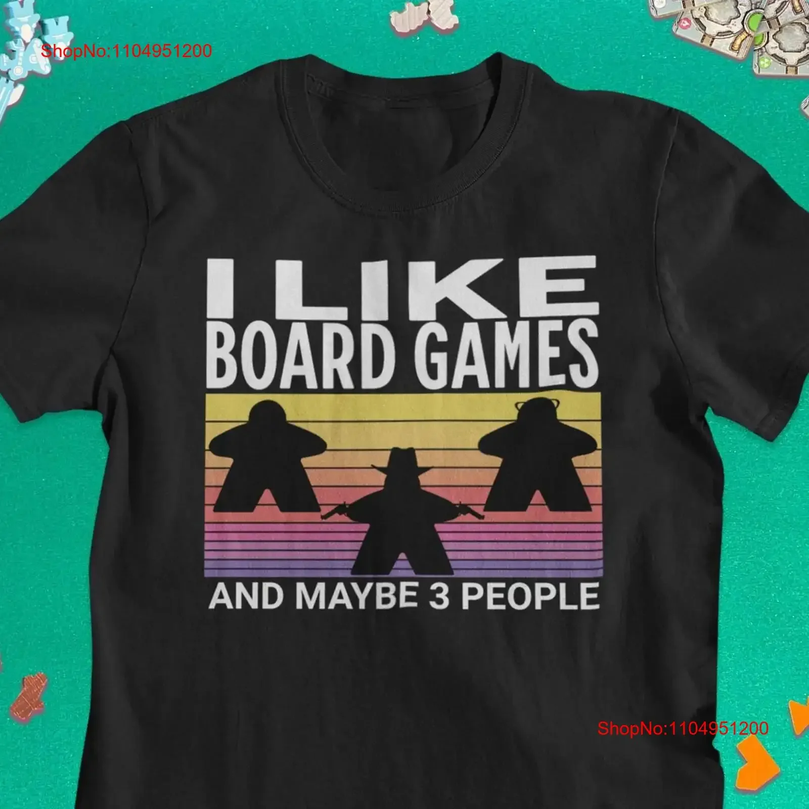 أنا أحب ألعاب الطاولة وربما 3 أشخاص تي شيرت ألعاب لعبة المهوس منضدية ألعاب الطاولة الحاضر خمر غسلها الشارع الشهير تنوعا