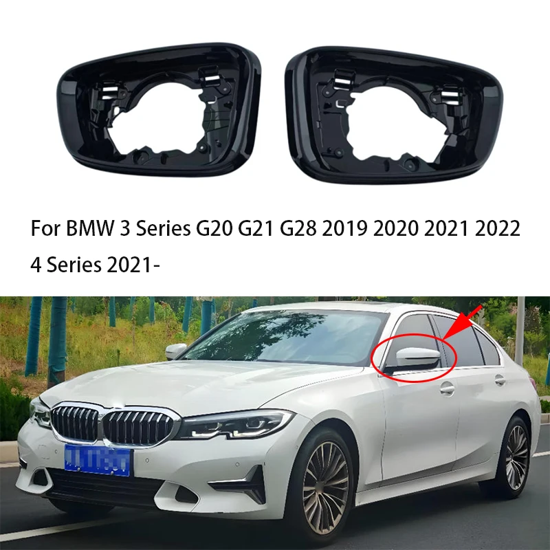 

For BMW 3 Series G20 G21 G28 2019 2020 2021 2022 4 Series 2021- Car Side Rearview Mirror Frame House Case