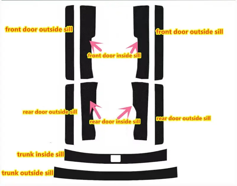 For Toyota Rav4 20-24 Leather Hatch Trunk Door Sill Guard Pedal Protector Cover