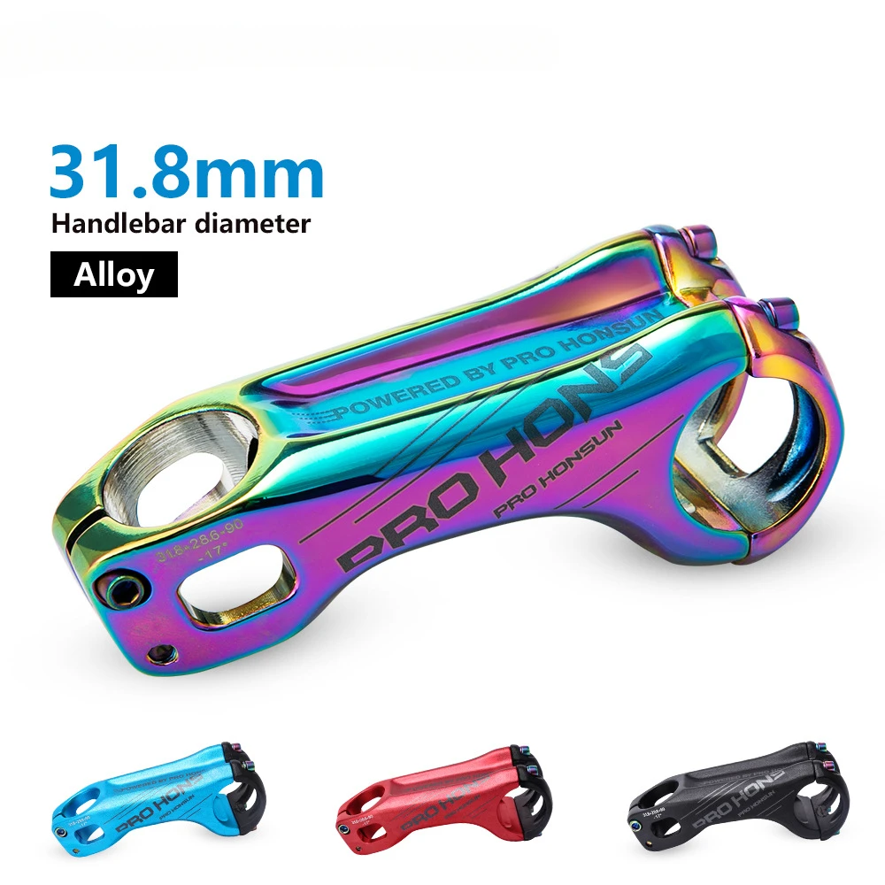 

Подставка для горного велосипеда, отрицательная, 17 градусов, дорожный велосипед, 70, 90 мм, цветная подставка из алюминиевого сплава