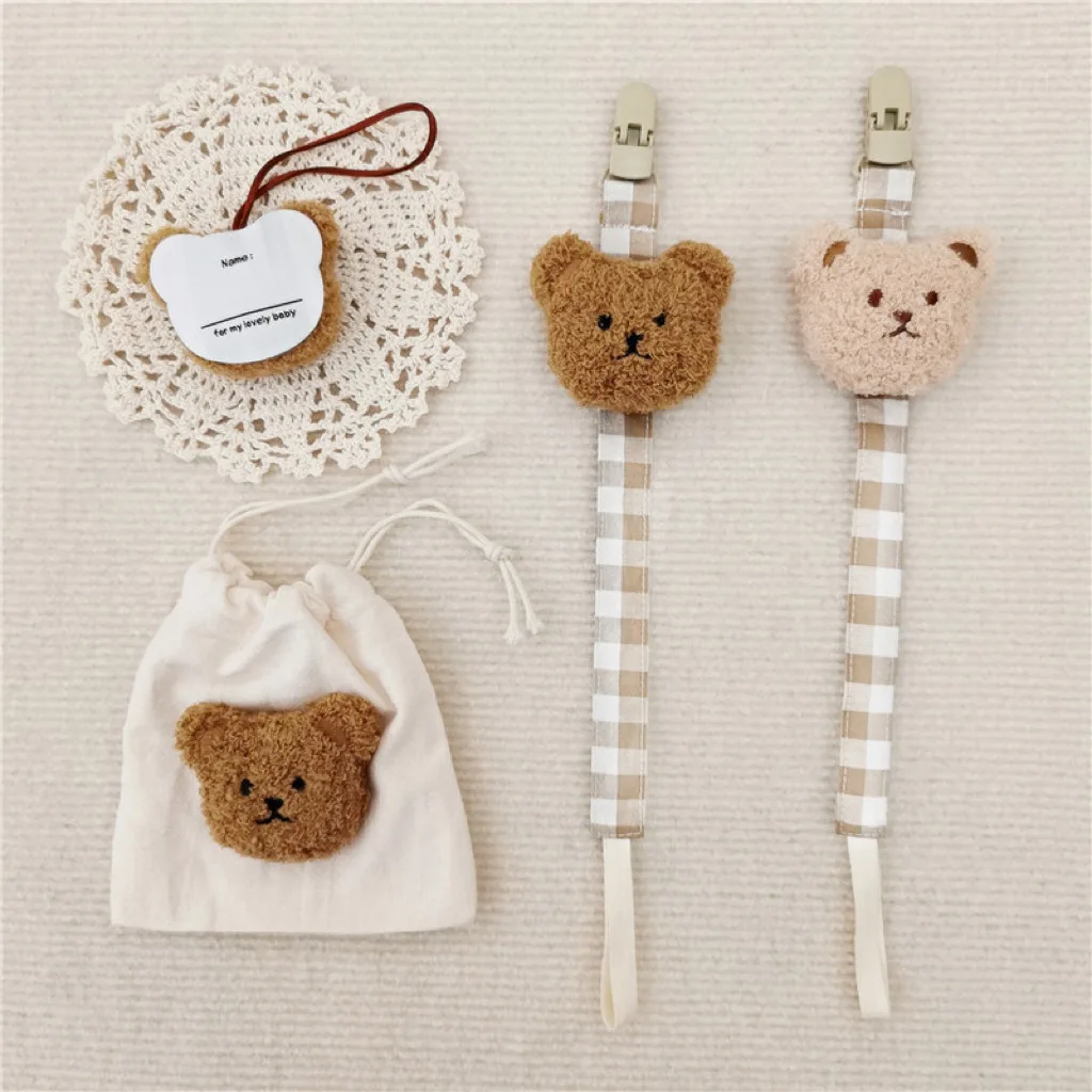 Fabric Flower Baby Pacifier Clip Chain Dummy Holder Soother Pacifier Clips Strap Nipple Holder Infant Feeding Babies Accessories