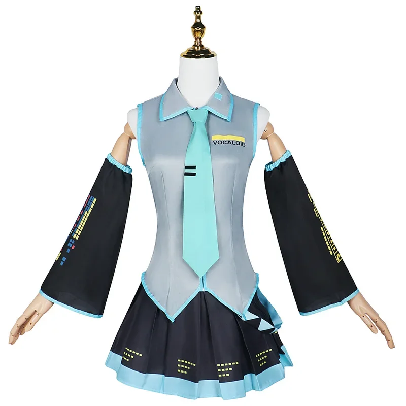 ボーカロイド初音ミクメイドドレスフォーミュラウェアアニメ2着初音コス服