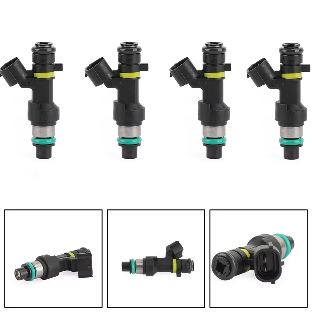 4 Pcs Fuel Injector FBY2850 16600-EN200 16600EN200 For Nissan Cube Tiida Versa 1.8L NV200 Sentra 2.0L X-Trail 2.5L 2001-2017