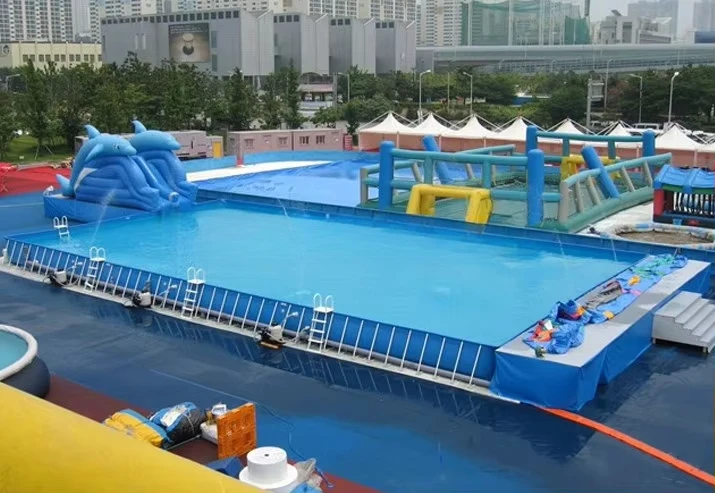 Hot Sale Steel Frame Inflatable Outdoor Swimming Pool/home Yard Inflatable Adult Swimming Pool