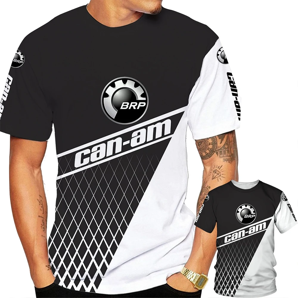 BRP Can Am 3D Print Sports Quick-dry Breathable Men T-shirt Outdoor Moto Team Fan Uniform Parent-child Short Sleeve Clothing Top