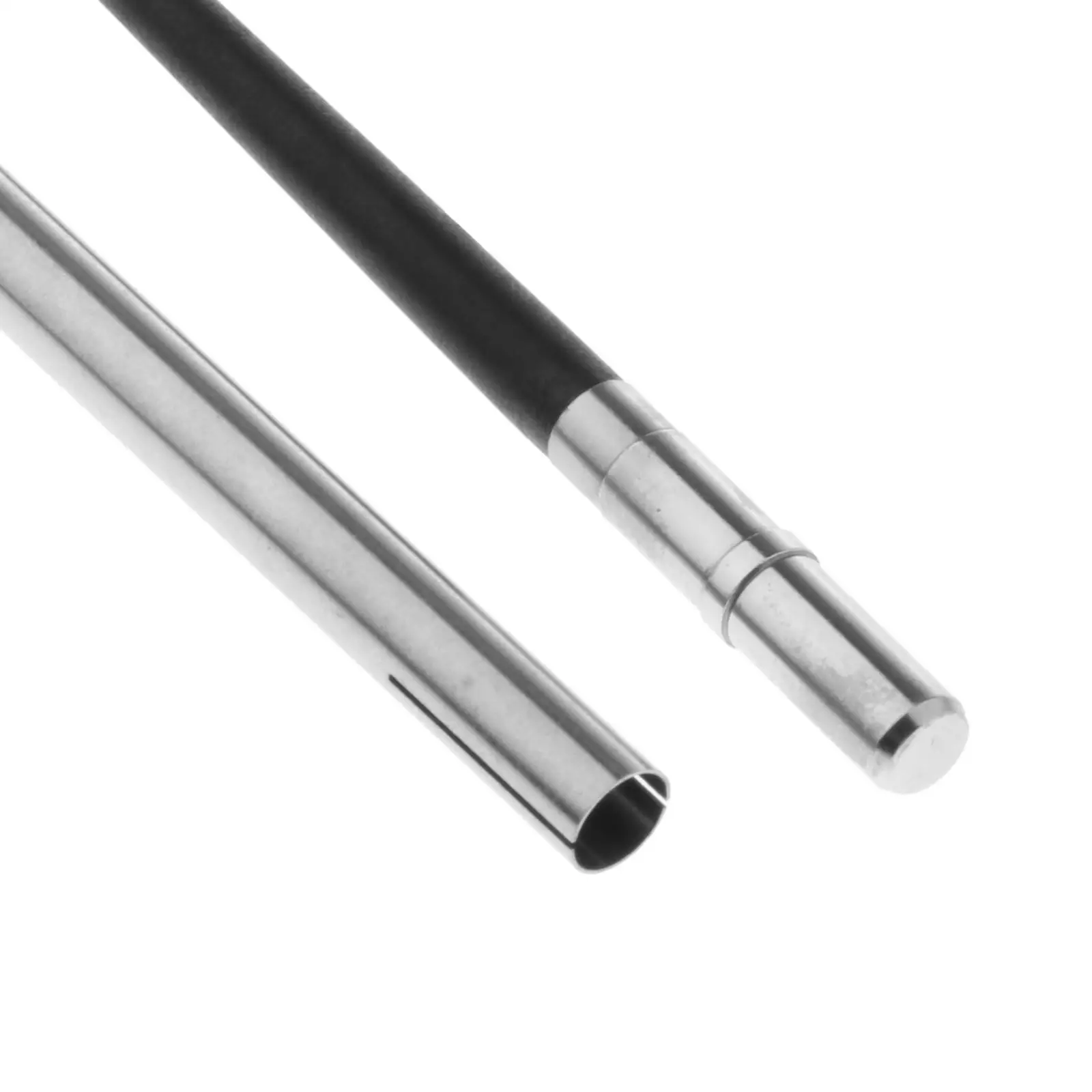 Foldable Chopsticks Reusable Stainless Steel Wooden Camping Cutlery Portable Outdoor Tableware for Picnic Hiking Backpacking view 3