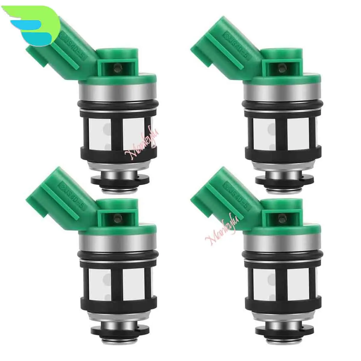 16600-1S700 FJ397 4X nuevos inyectores de combustible para Nissan Frontier Pickup Xterra 2.4L KA24DE Pickup KA24E 1998-04 JS4D-5
