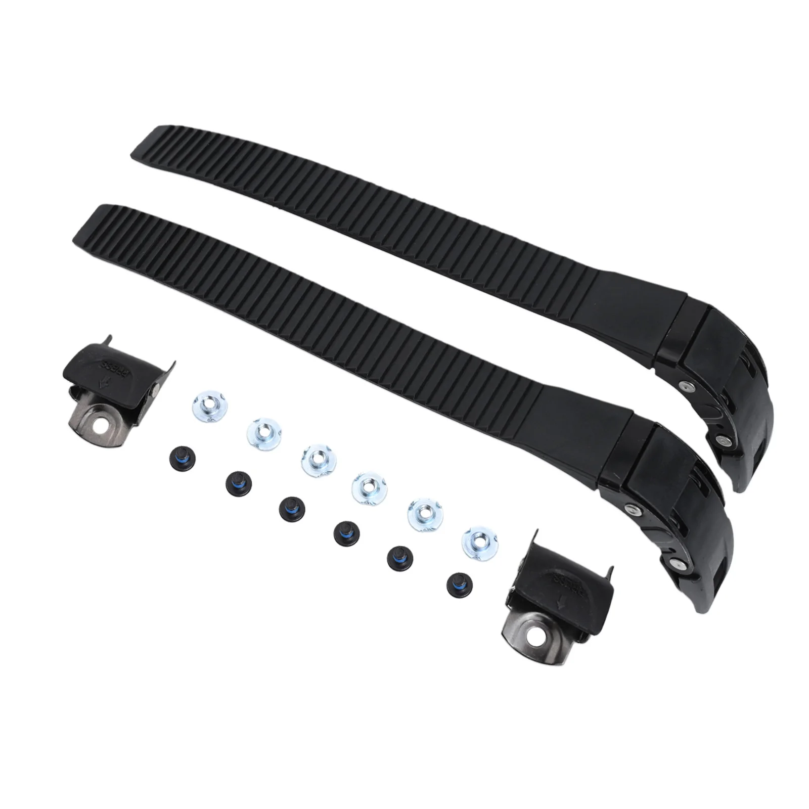 Alça de patins inline de alta qualidade, material pp, fivela de parafusos, serve para a maioria dos patins, patins inline, 16 peças/2 conjuntos