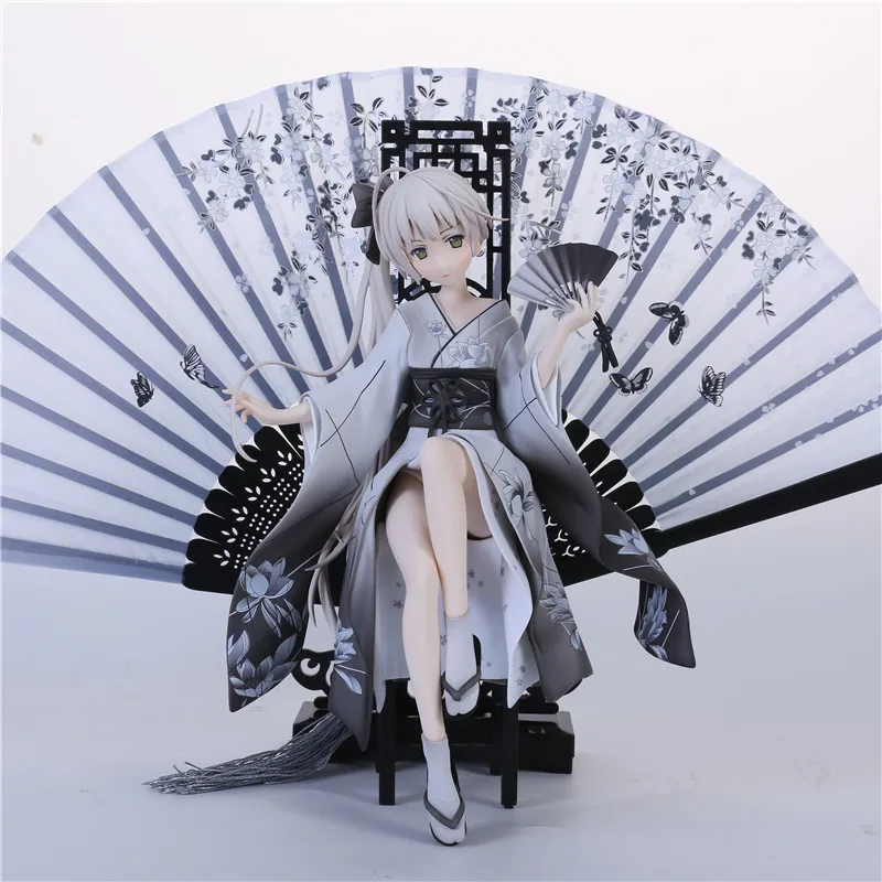 21.5cm Anime In Solitude Where We Are Least Alone Figure Kasugano  Sora Model Dolls Figurines Kawaii PVC Kimono Action Figure