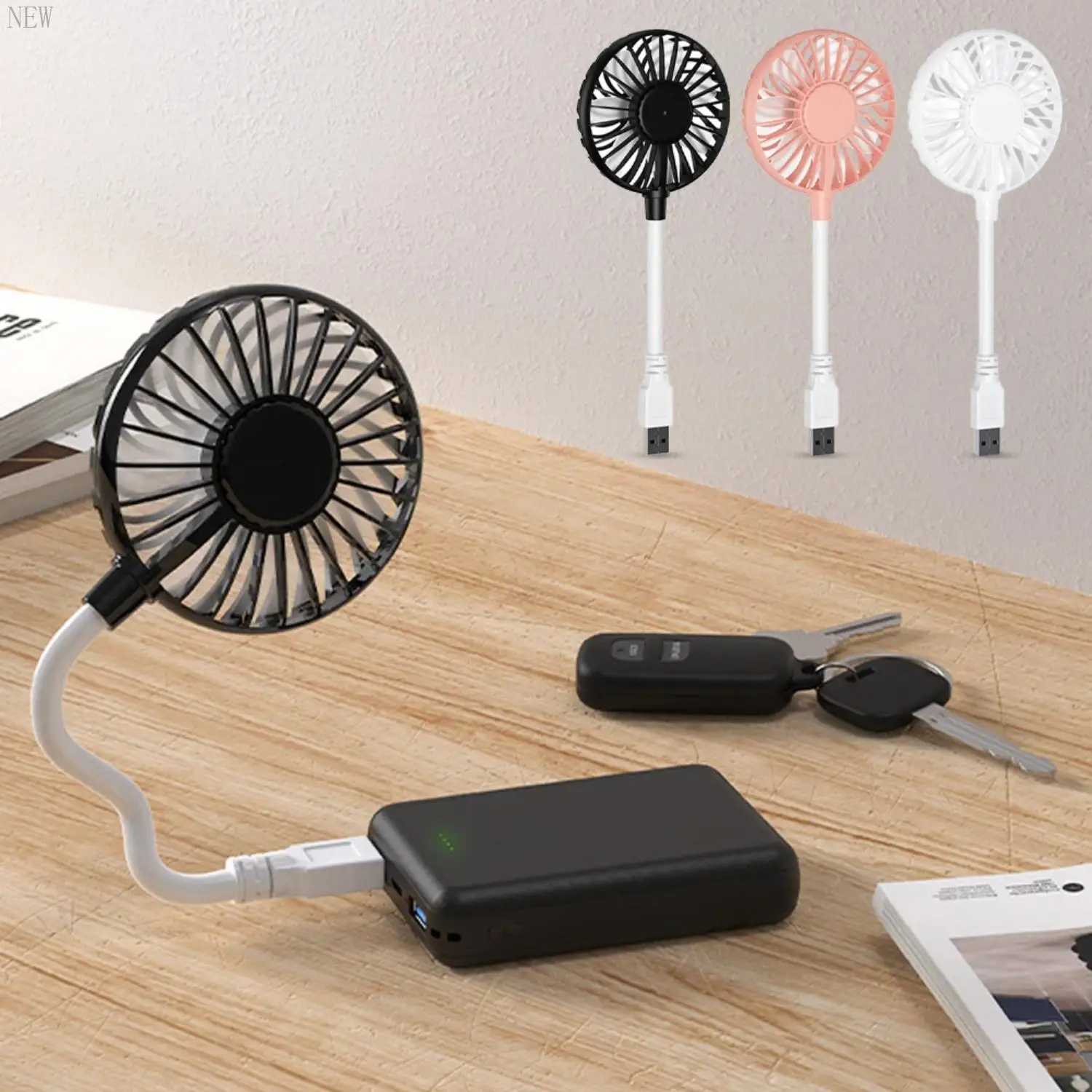 NEW Pleasantly Breezy Atmosphere Enhanced by Quiet and Adjustable Mini Brushless USB Input Cooling Fan