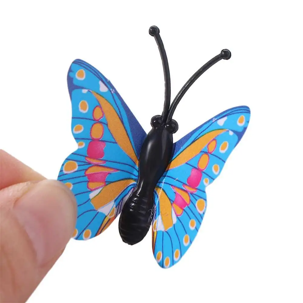 30Pcs Creative Colorful Butterflies Push Pins 3D DIY Blackboard Push Pins Multifunctional Reusable Thumb Tacks Stationery