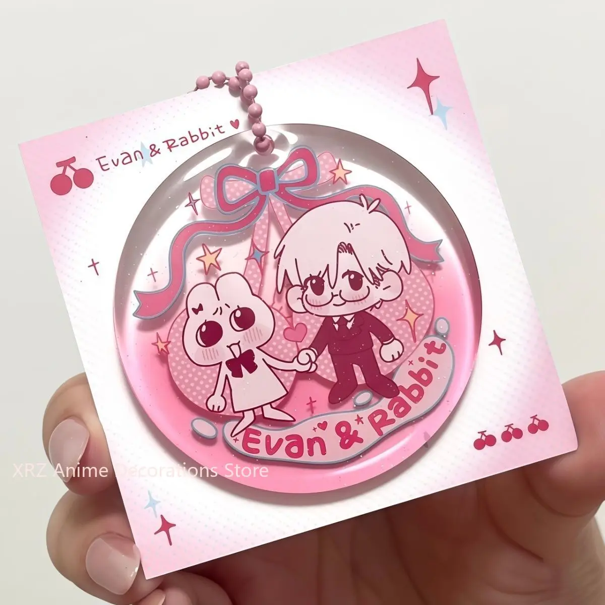 

2 шт., акриловый брелок в стиле аниме «Свет и ночь», автомобильная сумка, подвеска в подарок, милая креативная сумка, очаровательный брелок для друзей, рождественские подарки, брелок