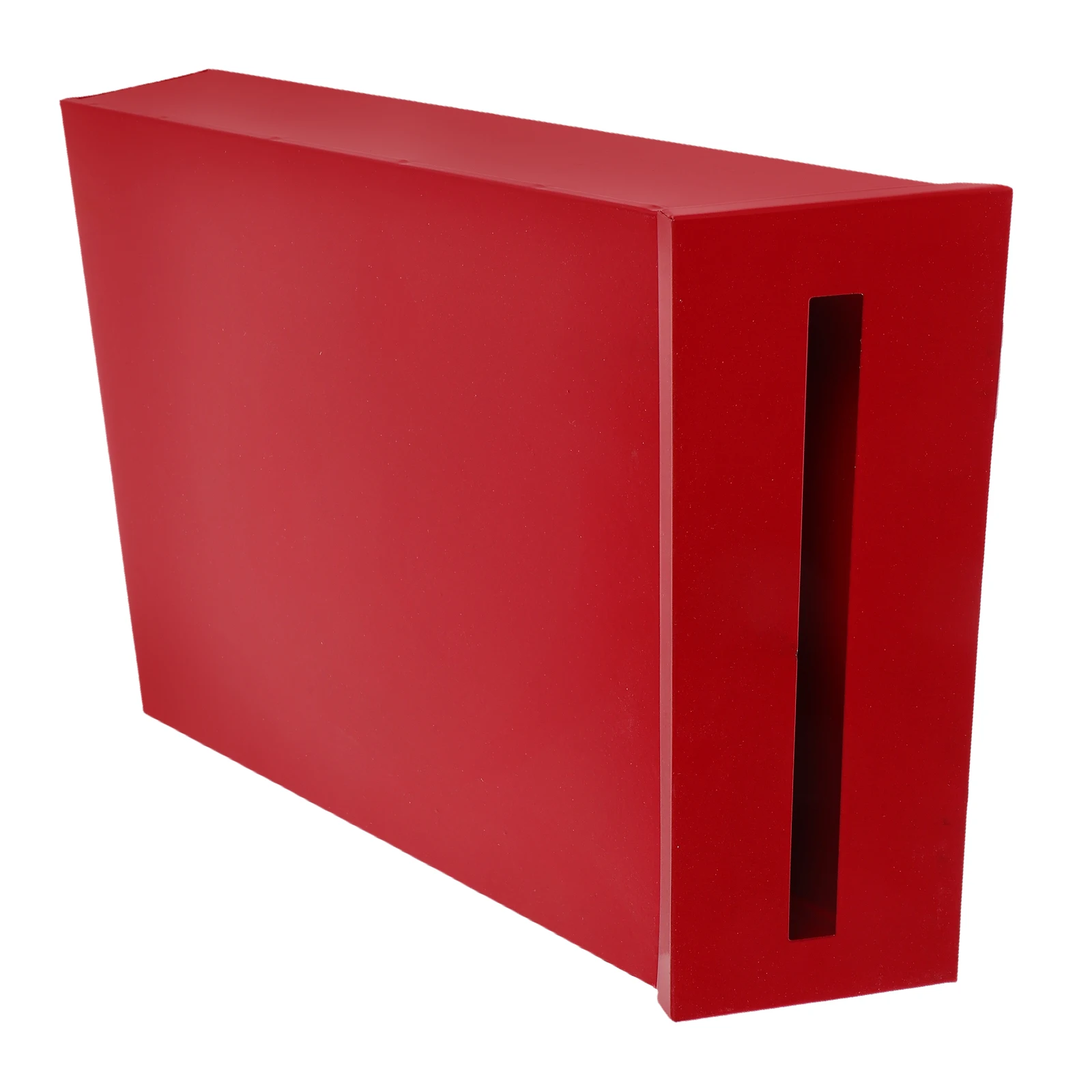 

Retro Mailbox Red Decorative Wall Mounted Letterbox Metal Case Durable Tinplate Vintage Charm Pastoral Style Functional
