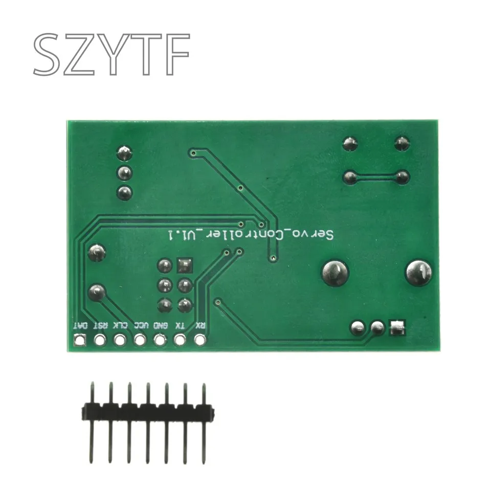 Zweikanal-Servo-Controller-Platine mit Drehregler, serieller Anschluss, 2-Wege-Testmodul für MG995 MG996R SG90 Roboter DIY – Detail 2