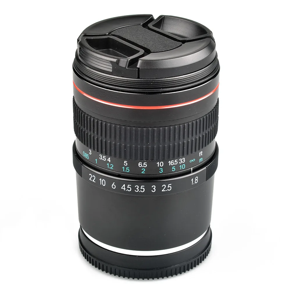 85mmF1.8 large aperture fixed focus portrait lens, full frame size manual focus, suitable for Sony E mount micro-single