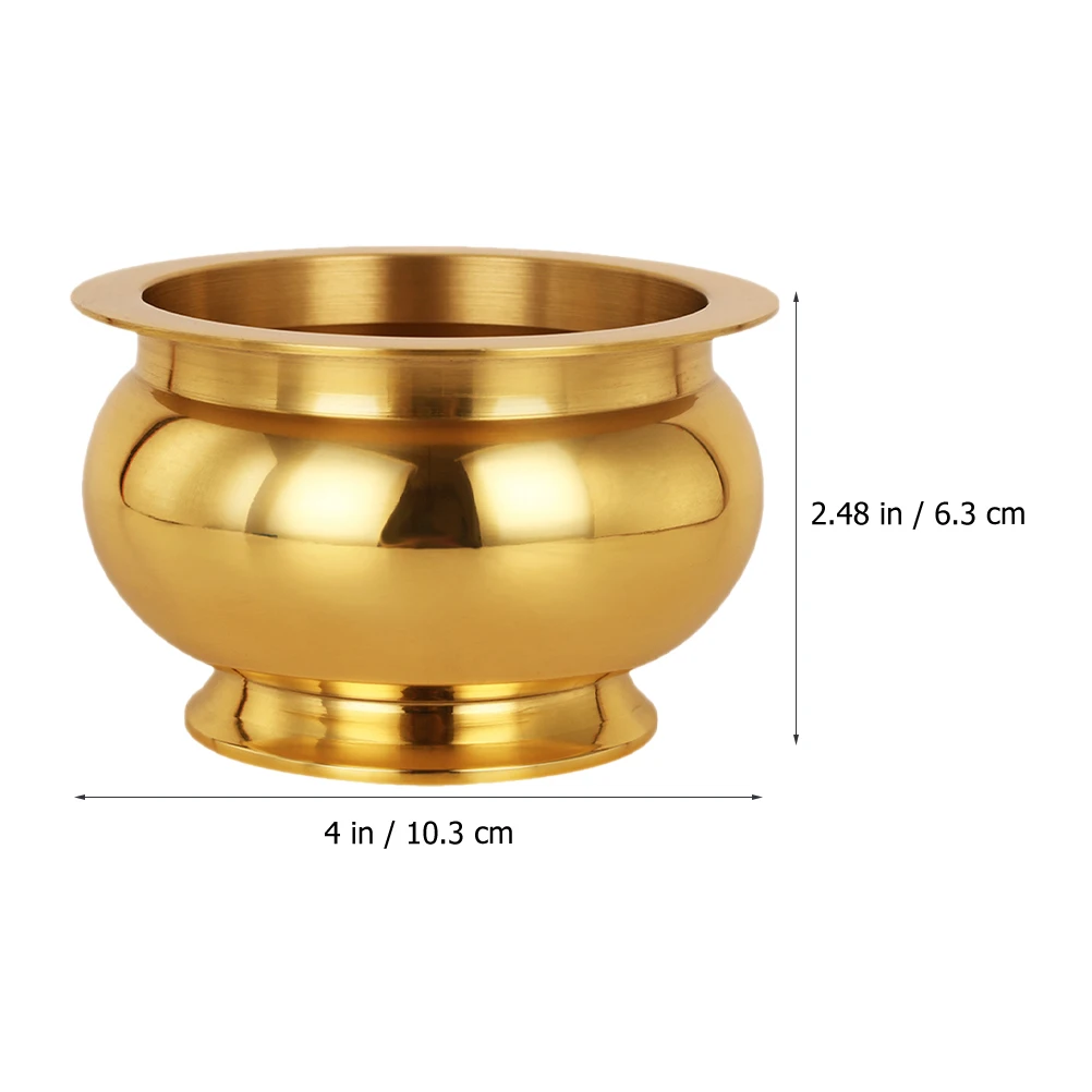 

Dining Table All Copper Incense Burner Office Carving Pot Decorative Censer Holder