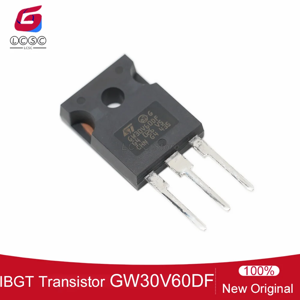 5 unids/lote Original GW30V60DF Transistor IGBT 600V 60A 258W TO-247 semiconductor discreto STGW30V60DF