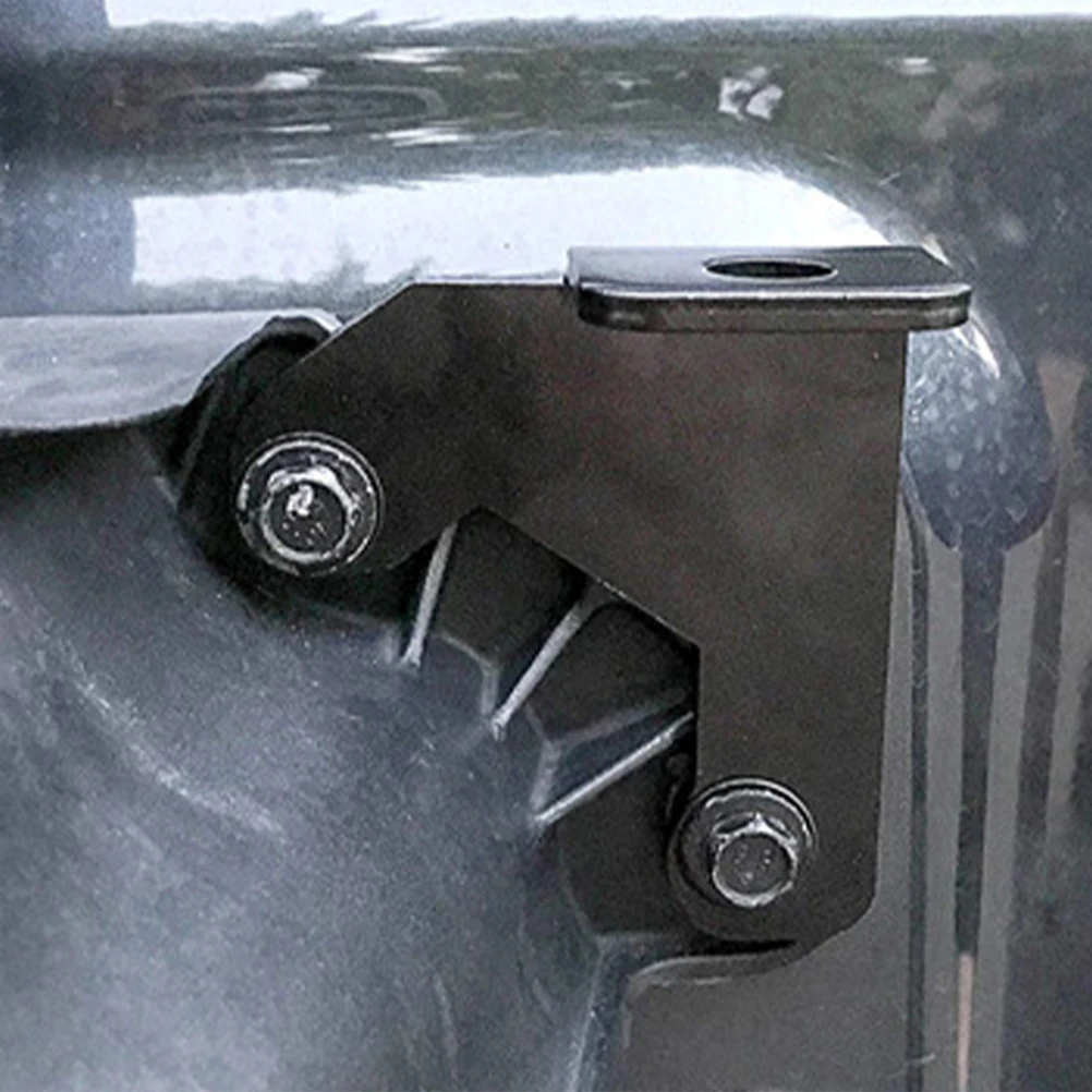 

Universal Spare Tire Mount Bracket for Car Trailer Heavy Duty Aluminum Alloy Lightweight Black Tire Rack Carrier for Utility