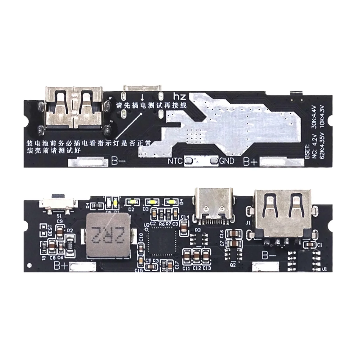 5V 2.1A/5V1A Power Bank Charger Charge Module Charging Circuit Board PCB Step Up Boost Power Module DIY 18650 Battery