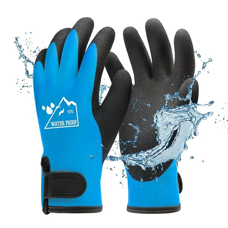 100% Waterproof Gloves for Men and Women, Winter Work Gloves for Cold Weather Thermal Insulated Freezer Gloves Outdoor Gloves